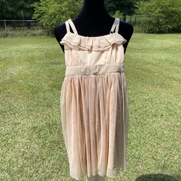 Xhilaration Dresses & Skirts - Nude Ruffle XS Fairy Dress